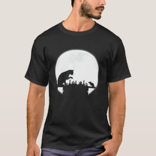 Das Schachbrett Die Katze Die Maus Und Der Vollmon T-Shirt