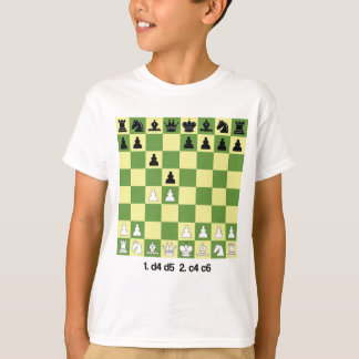 Das Schachspiel der slawischen Verteidigung mit Sc T-Shirt