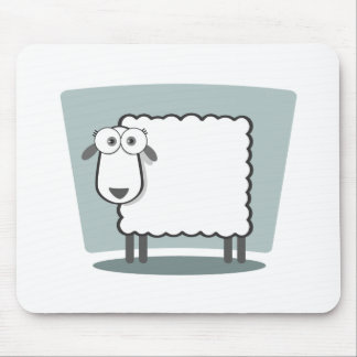 DAS Schaf zum Quadrat Mousepad