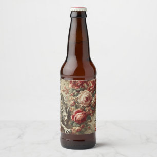 Das Scharlachrote Dickicht – Gotisches Mythisches Bierflaschenetikett