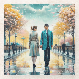 Das Schicksal brachte uns zusammen Glasuntersetzer