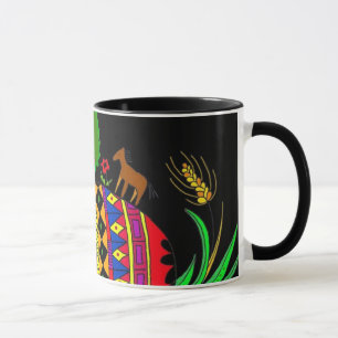 Das Schicksal der Weltukrainer-Volkskunst Tasse