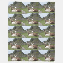 Das Schicksal des benutzerdefinierten Llama-Tieres Fleecedecke