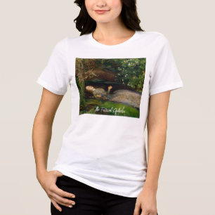 Das Schicksal von Ophelia Anpassbarer Text T-Shirt Tri-Blend Shirt