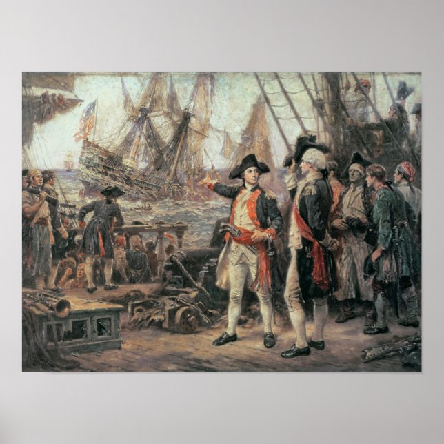 Das Schiff, das den Sieg versenkte, 1779 Poster (Vorne)