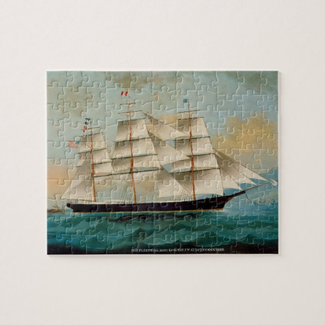 Das Schiff Fleetwing, Hong Kong-Bucht (Horizontal)