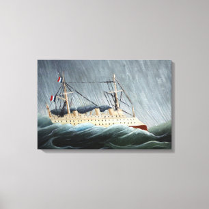 Das Schiff im Tempest   Henri Rousseau Leinwanddruck