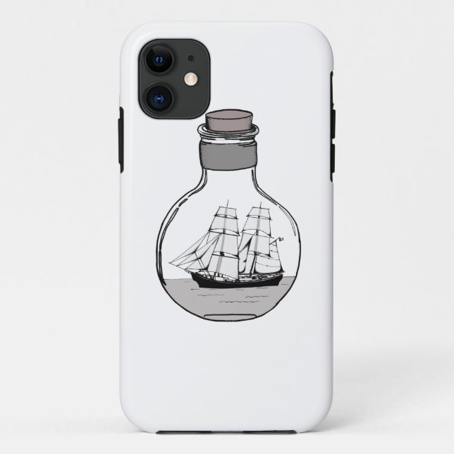 Das Schiff in der Glühlampe Case-Mate iPhone Hülle (Rückseite)