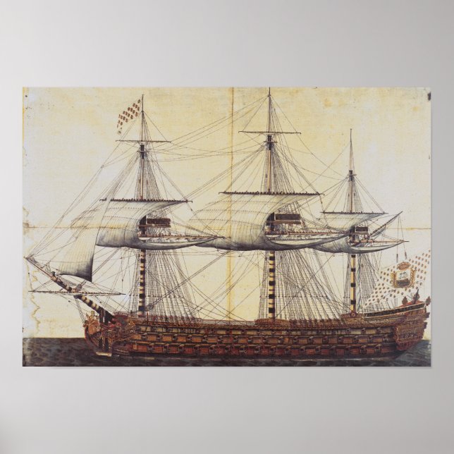 Das Schiff "La Ville de Paris" Poster (Vorne)