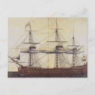 Das Schiff "La Ville de Paris" Postkarte