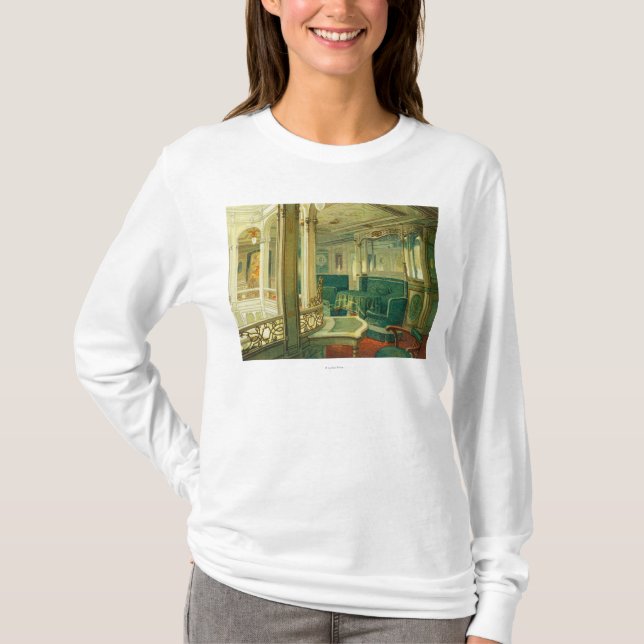 Das Schiff Patricia, Hamburg-Amerika Linie T-Shirt (Vorderseite)