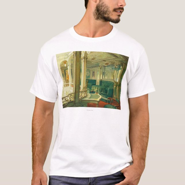 Das Schiff Patricia, Hamburg-Amerika Linie T-Shirt (Vorderseite)