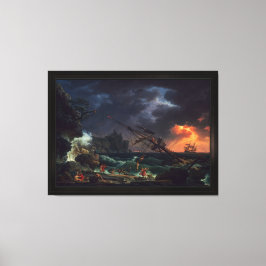Das Schiffbruch von Claude Joseph Vernet Leinwanddruck