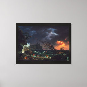 Das Schiffbruch von Claude Joseph Vernet Leinwanddruck
