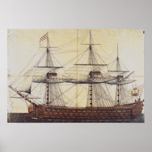 Das Schiffs-'La Ville De das Paris Poster