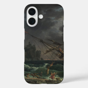 Das Schiffswrack von Claude-Joseph Vernet iPhone 16 Hülle