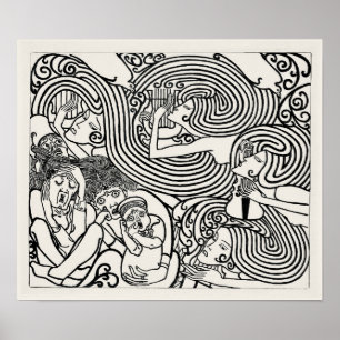 Das Schiffswrack von Jan Toorop Poster