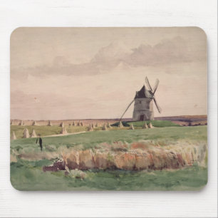 Das Schlachtfeld von Crecy, am 26. August 1346 Mousepad
