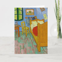 Das Schlafzimmer 1889 mit Vincent Van Gogh Card