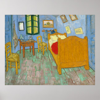 Das Schlafzimmer - Vincent van Gogh (1889) Poster