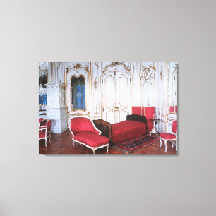 Das Schlafzimmer von Elizabeth von Bayern Leinwanddruck