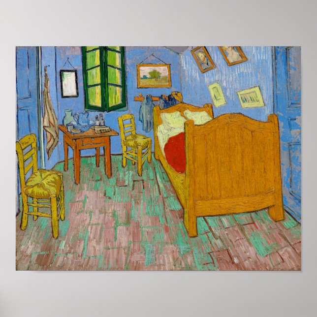 Das Schlafzimmer von Van Gogh Poster (Vorne)