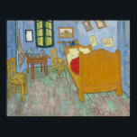 Das Schlafzimmer von Vincent Van Gogh Poster<br><div class="desc">Das Schlafzimmer von Vincent Van Gogh, Öl auf der Leinwand 1889, ist eine zweite Version des Gemäldes Bedroom in Arles, gemalt das Jahr vor dem bescheidenen Raum, wo der Künstler schlief während der Arbeit in Arles in Südfrankreich. Die durch dicke Konturen eingegrenzten, hellen Bereiche prägen das Bett, die Stühle aus...</div>