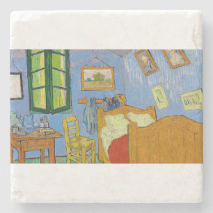 Das Schlafzimmer von Vincent van Gogh Steinuntersetzer