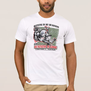 Das Schlagen ist mein Geschäfts-Fußball-T - Shirt