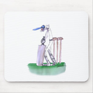 DAS SCHLAGMANN-Kricket, tony fernandes Mousepad