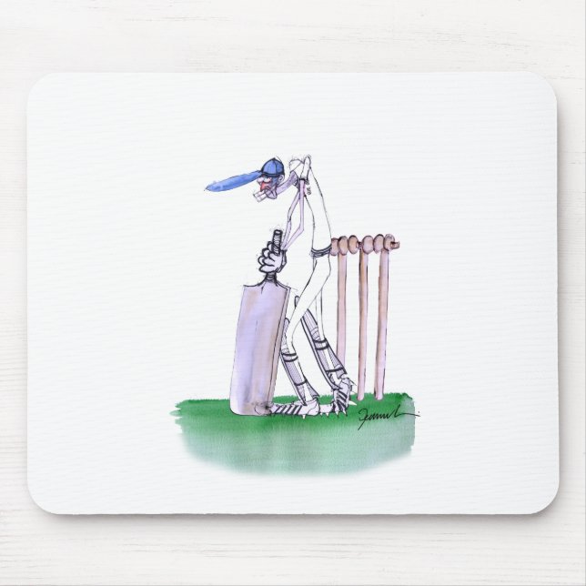 DAS SCHLAGMANN-Kricket, tony fernandes Mousepad (Vorne)