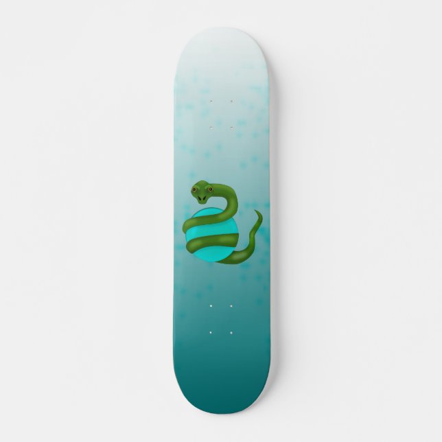 Das Schlangenskateboard-Deck Skateboard (Vorne)