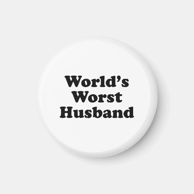 Das schlimmste Ehemann der Welt Magnet (Vorne)