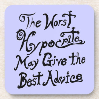 Das schlimmste Heuchler Getränkeuntersetzer