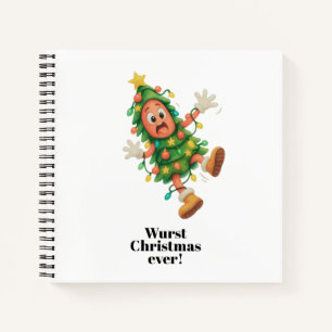 Das schlimmste Weihnachten ever! Lustige Salami Notizbuch