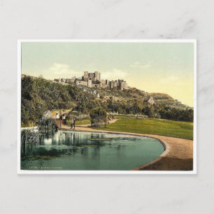 Das Schloss aus dem Park, Dover, England seltenes Postkarte