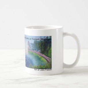 Das Schloss des Bergmannes an der Kaffeetasse