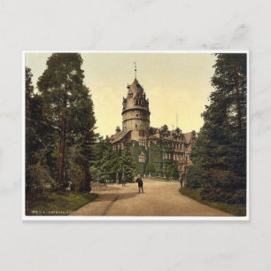 Das Schloss, Detmold, Lippe, Deutschland seltene P Postkarte
