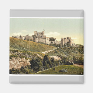 Das Schloss, Dover, England seltenes Photochrom Magnet