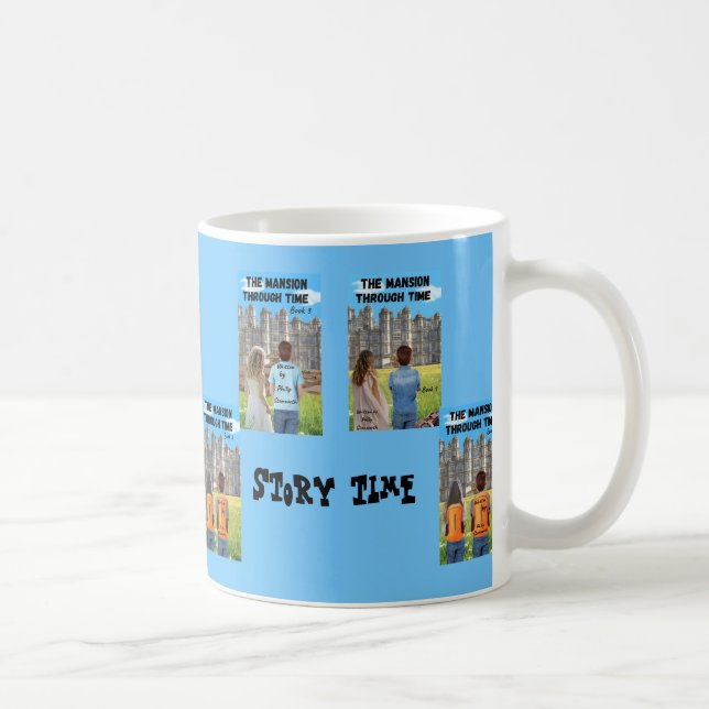 Das Schloss durch das Zeitbuch Kaffeetasse (Rechts)