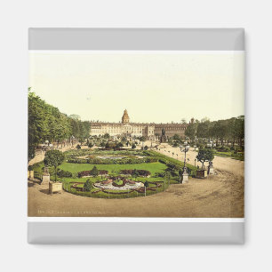 Das Schloss Karlsruhe, Baden, Deutschland, selten Magnet