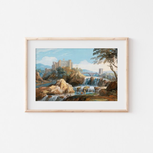 Das Schloss Orsini | Giovanni Battista Busiri Poster (Von Creator hochgeladen)