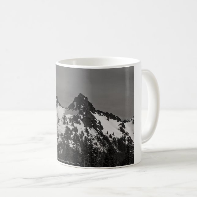 Das Schloss und der Pinnacle Kaffeetasse (VorderseiteRechts)