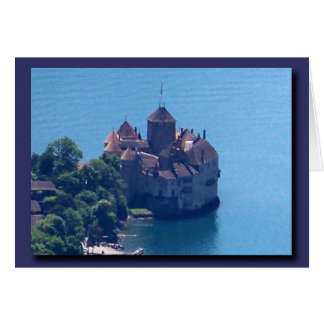 Das Schloss von Chillon von oben!