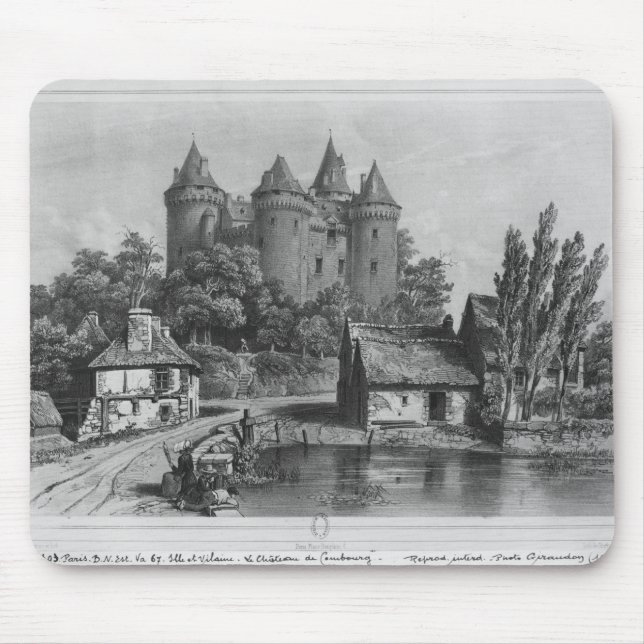Das Schloss von Combourg Mousepad (Vorne)