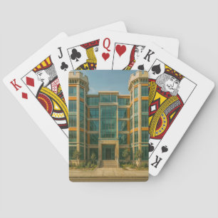 Das Schloss von Crystal Spielkarten