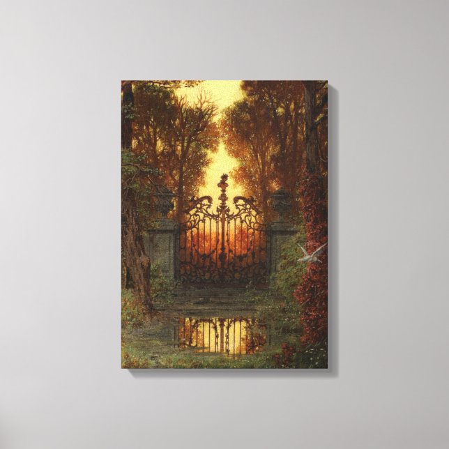 Das Schloss (von Ferdinand Knab) Leinwanddruck (Vorderseite)