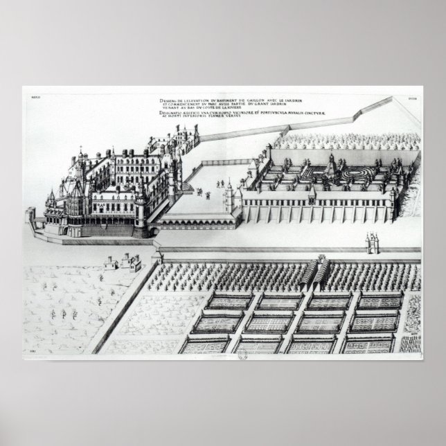 Das Schloss von Gaillon Poster (Vorne)