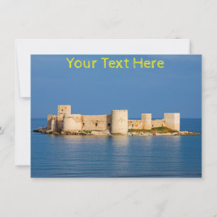 Das Schloss von Maiden, Türkei-Karte