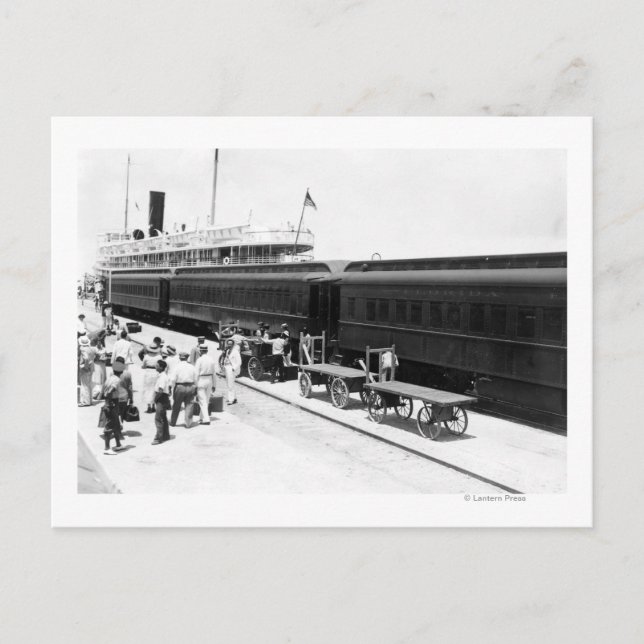 Das Schlüsselschiff des Westbahnhofs aus Kuba Postkarte (Vorderseite)